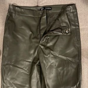Zara leather pants